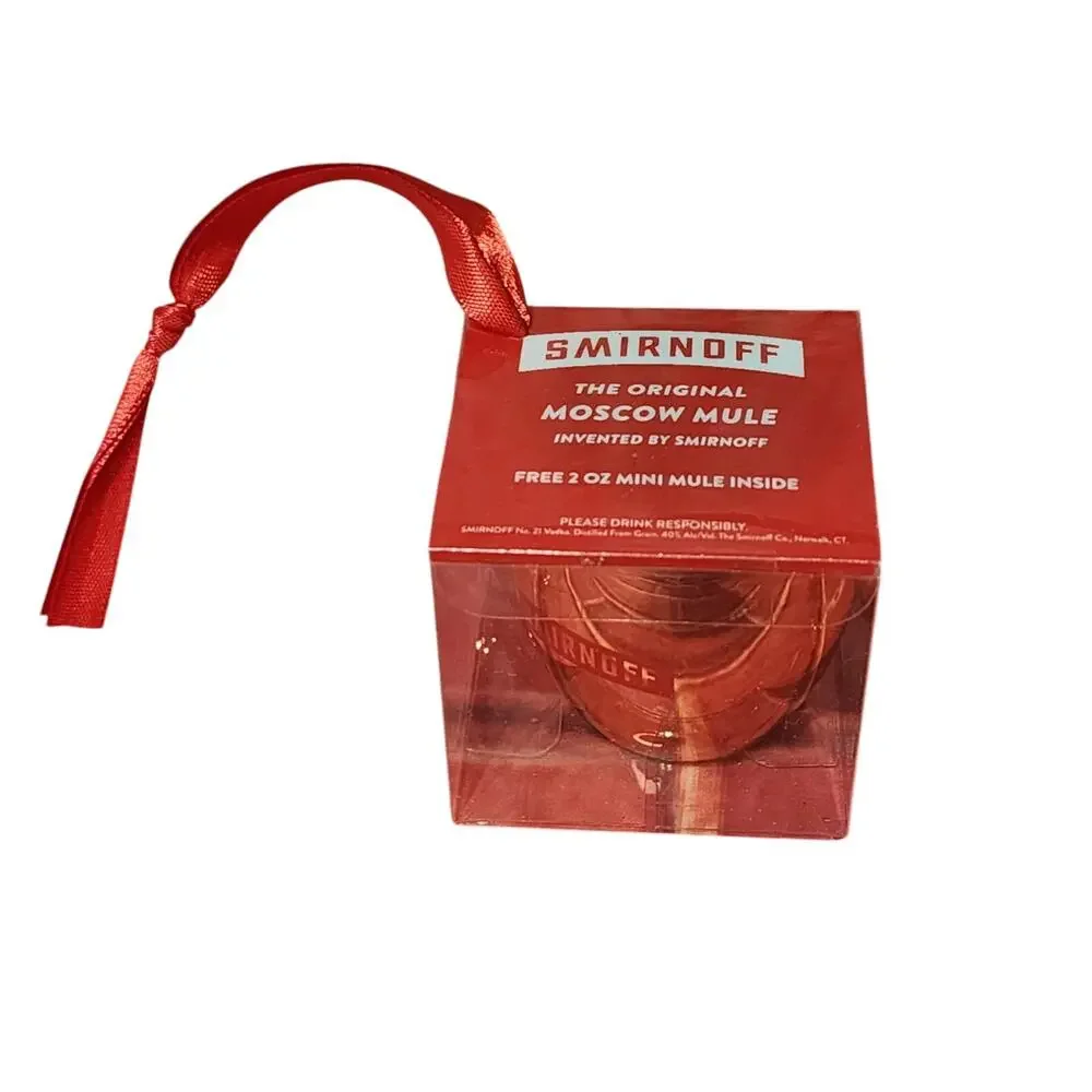 Smirnoff Moscow Mule 2oz Cup Mug Ornament NIB
